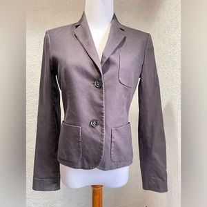 Theory Womens Black Blazer Size 2